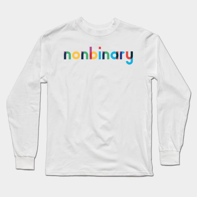 NONBINARY LGBTIQ+ PRIDE COMMUNITY Long Sleeve T-Shirt by revolutionlove